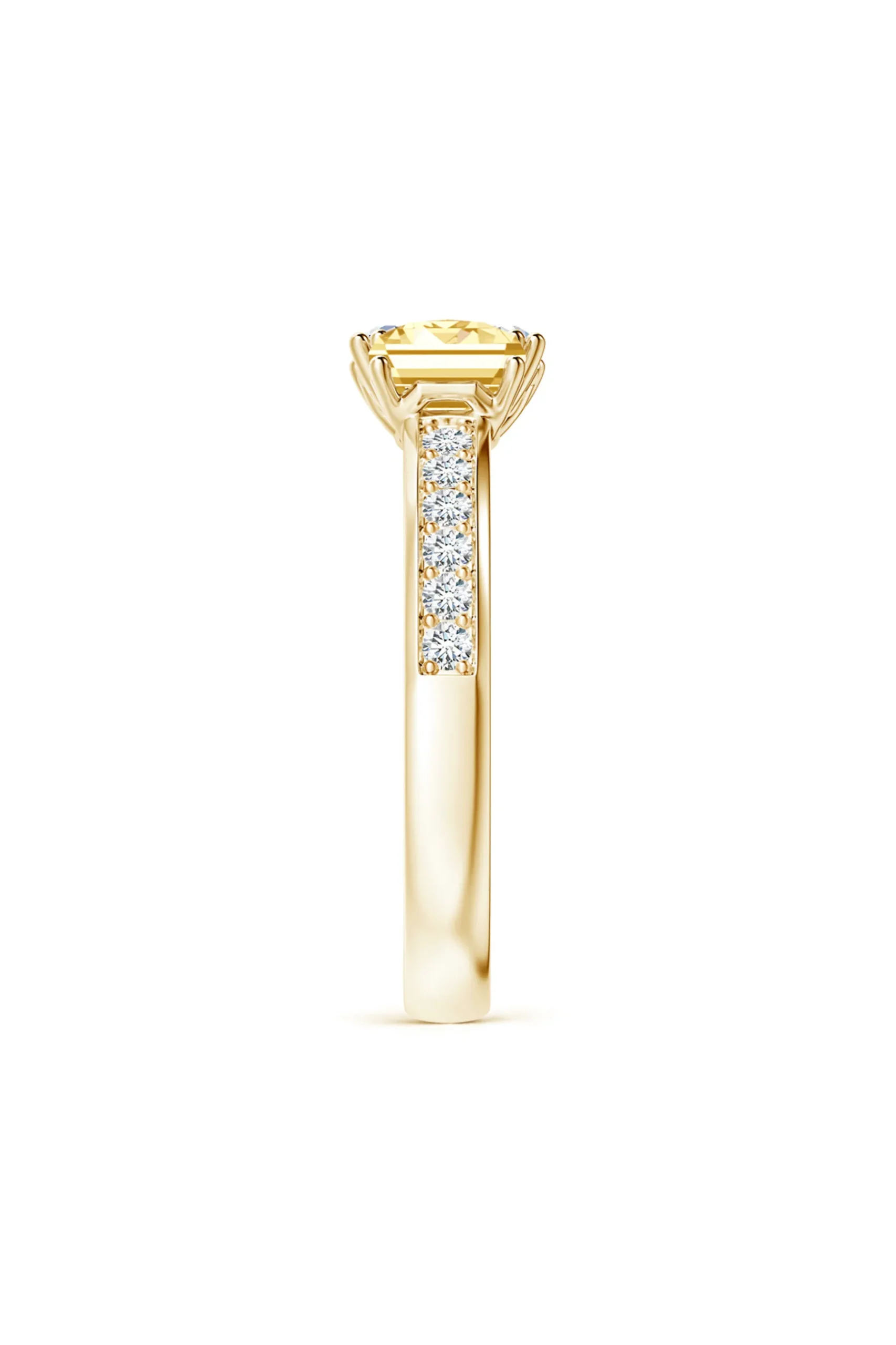 Natori Rings|Orient Express-Orient Express Lab-Grown 14K Gold With White & Yellow Diamond Two Stone Ring