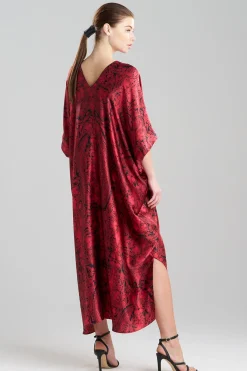 Natori Caftan Dresses-Ottoman Cocoon Silk Caftan