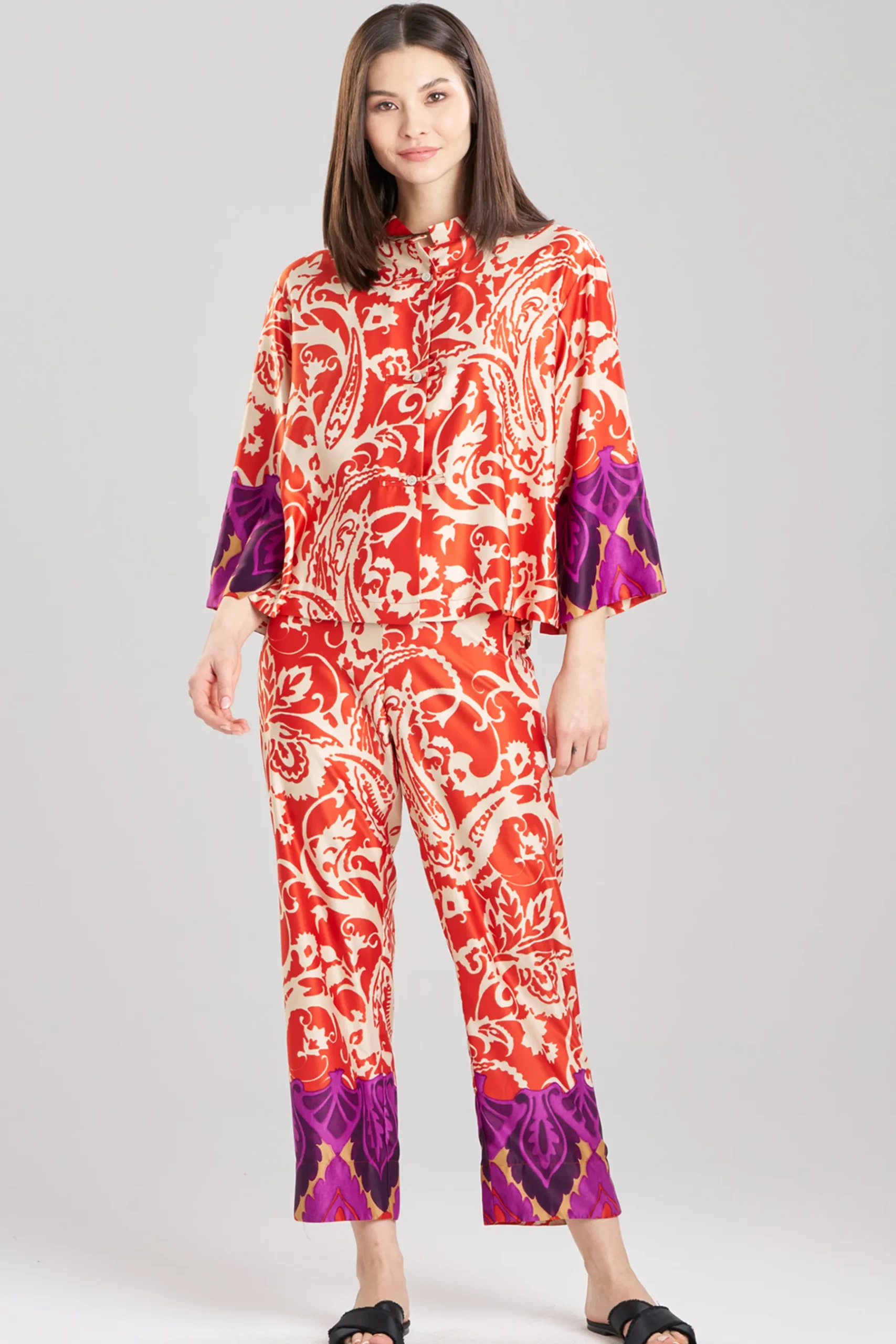 Natori Pajama Sets-Palace Mandarin PJ