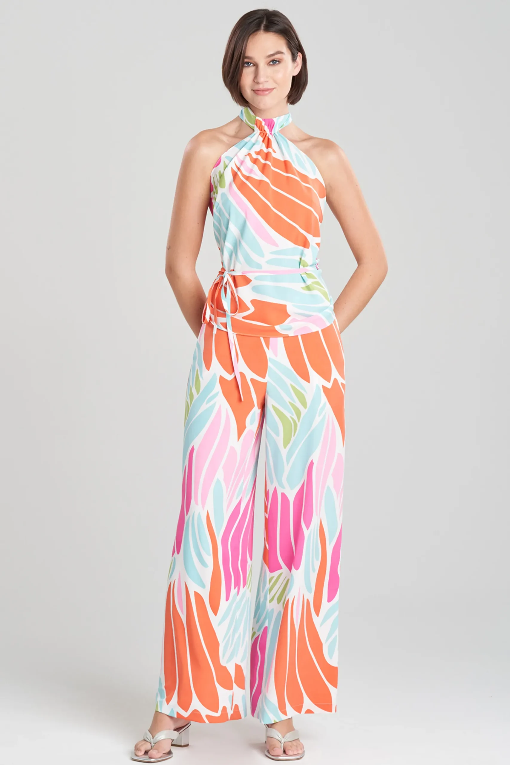 Natori Honeymoon|Beach Tops-Papillon Getaway Halter Top