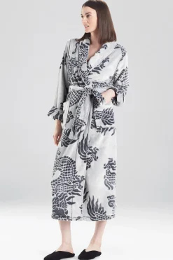 Natori Robes & Kimonos-Plush Dragon Robe