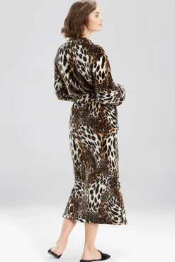 Natori Robes & Kimonos-Plush Leopard Robe