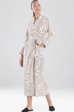 Natori Robes & Kimonos-Plush Leopard Robe
