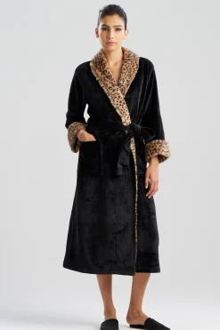 Natori Robes & Kimonos-Plush Lynx Robe