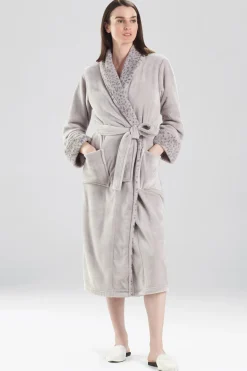 Natori Robes & Kimonos-Plush Lynx Robe