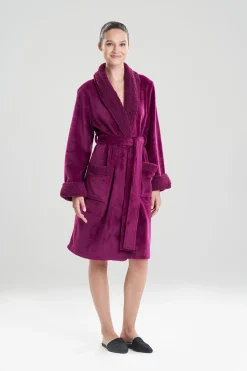Natori Robes & Kimonos-Plush Sherpa Cozy Robe