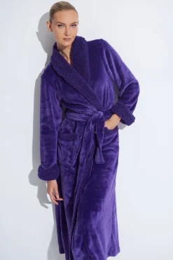 Natori Robes & Kimonos-Plush Sherpa Robe
