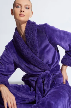 Natori Robes & Kimonos-Plush Sherpa Robe