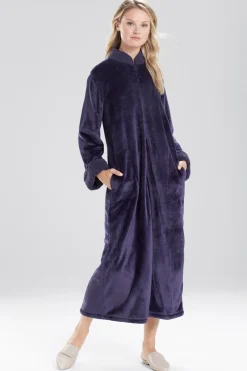 Natori Loungers-Plush Sherpa Zip Lounger