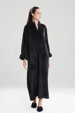 Natori Loungers-Plush Sherpa Zip Lounger