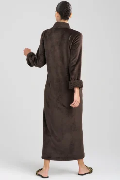Natori Loungers-Plush Sherpa Zip Lounger