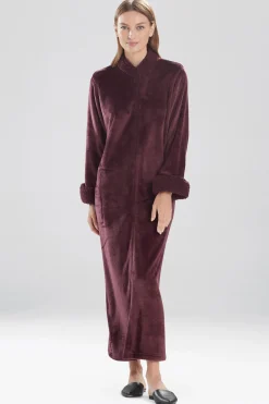 Natori Loungers-Plush Sherpa Zip Lounger