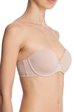 Natori Underwire Bras|Strapless Bras-Pure Luxe Strapless Contour Underwire Bra