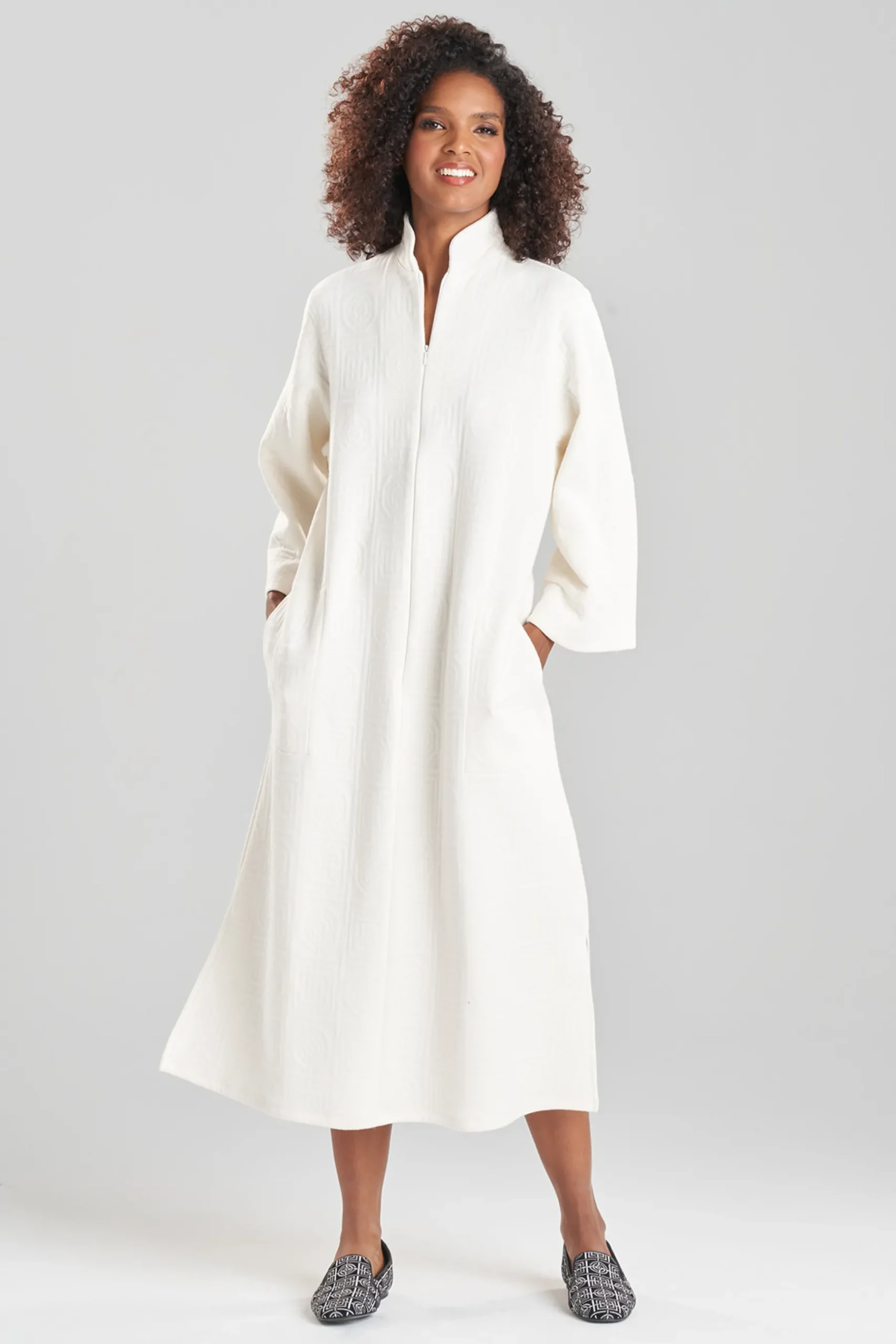 Natori Loungers-Quilted Infinity Jacquard Lounger
