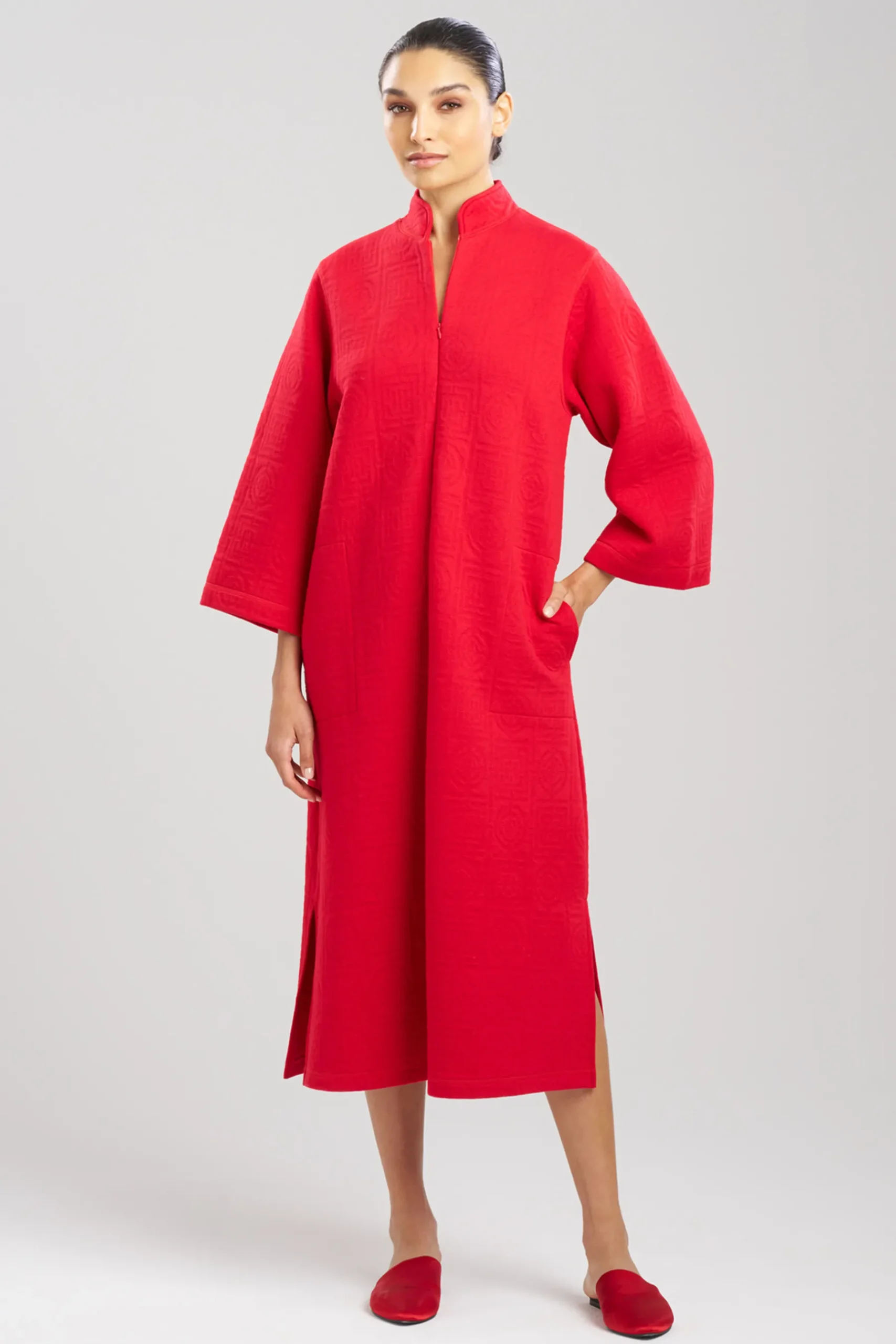 Natori Loungers-Quilted Infinity Jacquard Lounger