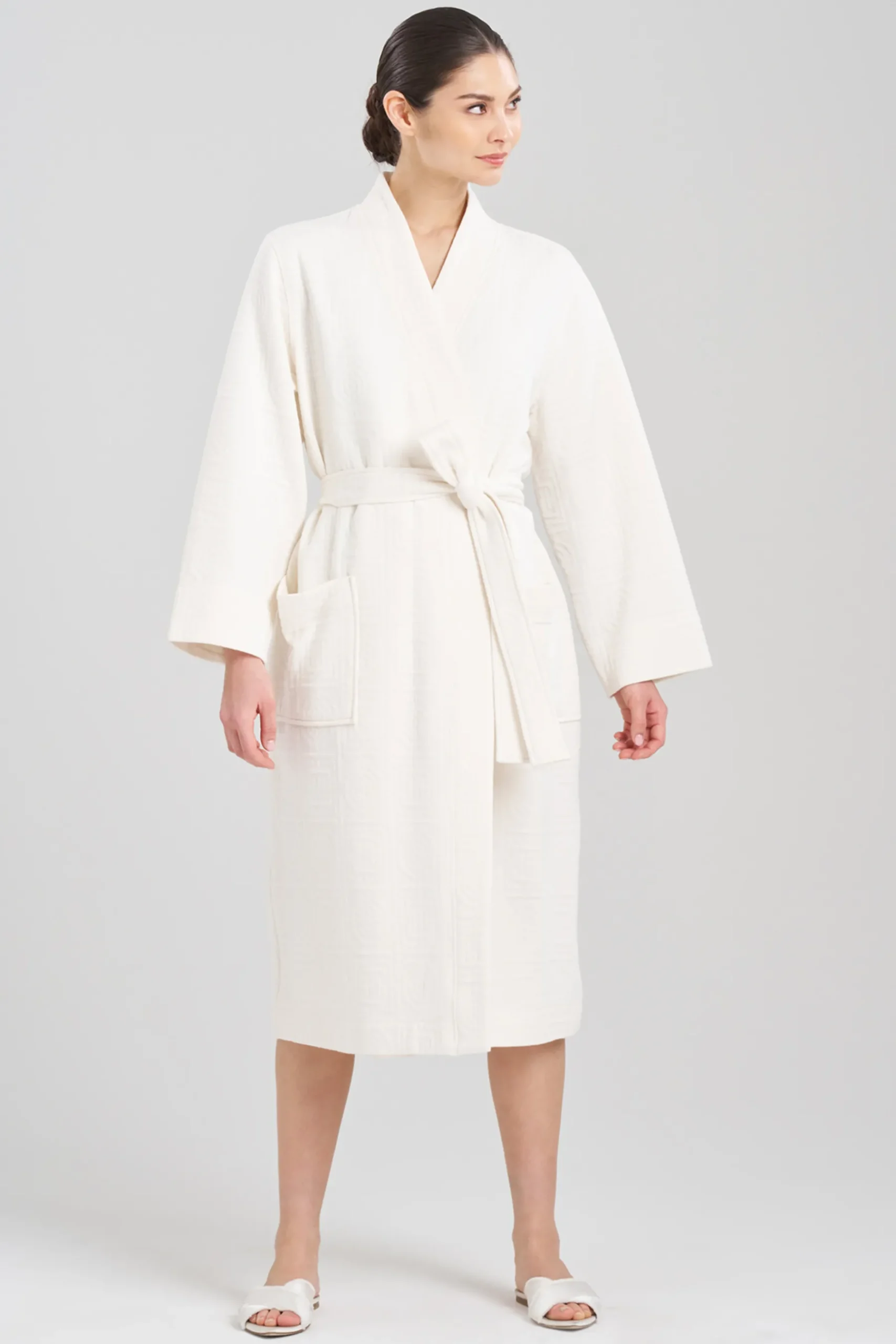 Natori Robes & Kimonos-Quilted Infinity Jacquard Robe