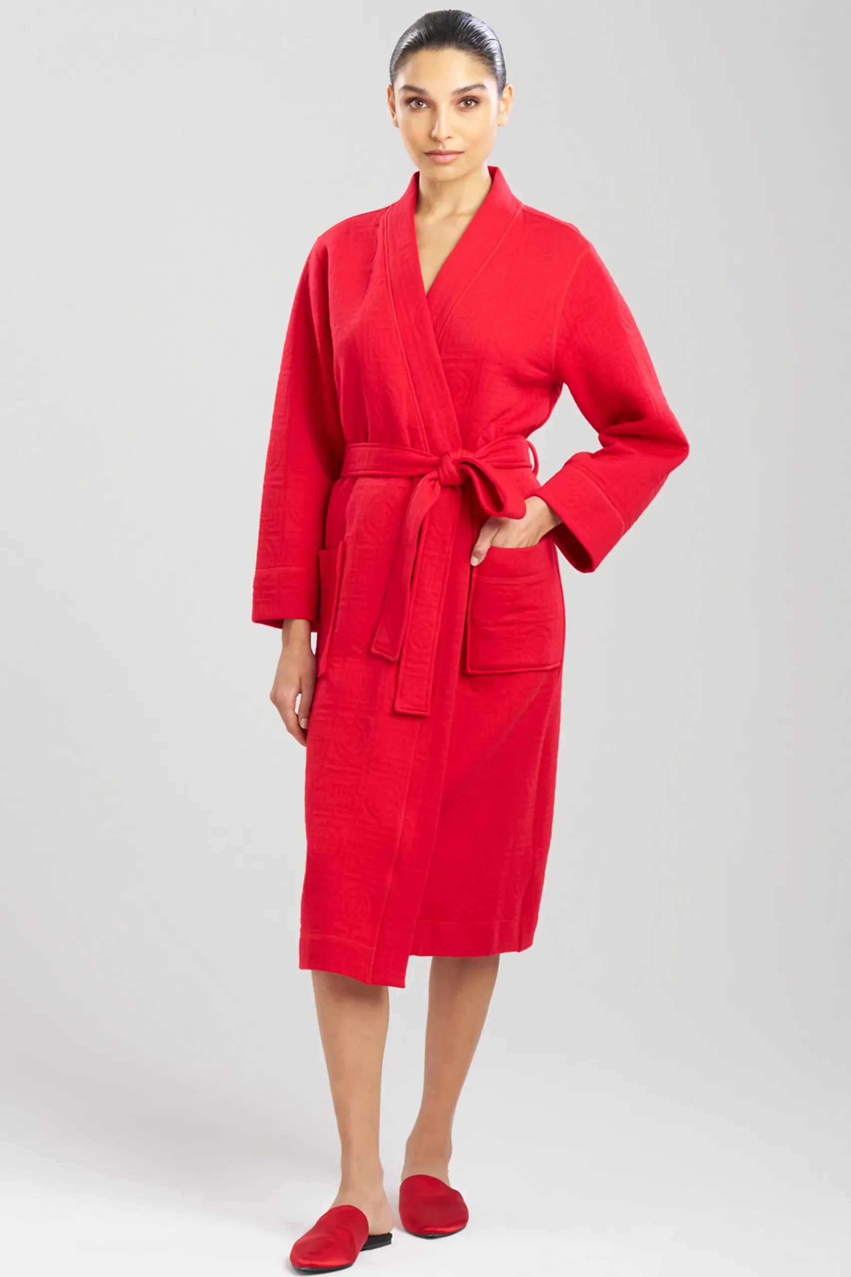 Natori Robes & Kimonos-Quilted Infinity Jacquard Robe