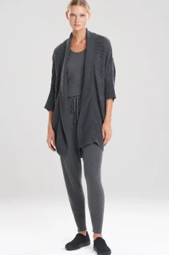 Natori Tops, Shirts & Tunics|Jackets & Outerwear-Rangoon Sweater Knit Wedge Cardigan