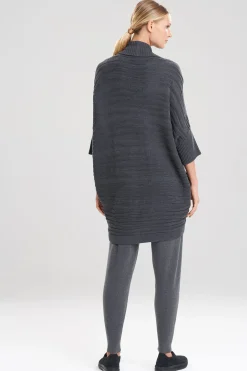 Natori Tops, Shirts & Tunics|Jackets & Outerwear-Rangoon Sweater Knit Wedge Cardigan