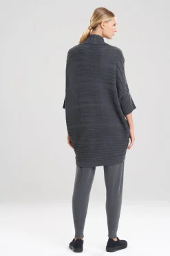 Natori Tops, Shirts & Tunics|Jackets & Outerwear-Rangoon Sweater Knit Wedge Cardigan