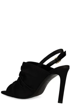 Natori Pumps-Reen Satin Open Toe Sling