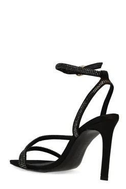 Natori Pumps-Reiki Satin Embellished Ankle Strap Heel
