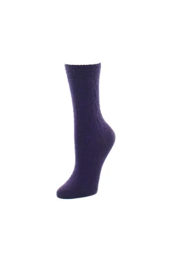 Natori Socks-Rib Knit Texture Socks