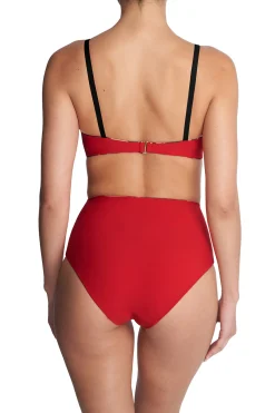 Natori Honeymoon|Two Piece Bikinis-Riviera Reversible High Rise Bikini Bottom