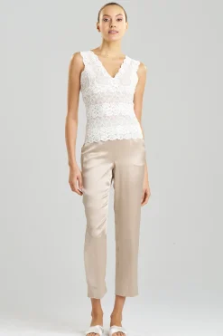 Natori Camis|Pajama Tops-Rose Parfait Allover Lace Tank