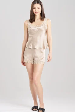 Natori Camis|Pajama Tops-Rose Parfait Lace Cami