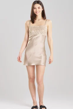 Natori Chemises|Chemises-Rose Parfait Lace Chemise