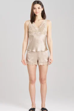 Natori Camis|Pajama Tops-Rose Parfait Lace Tank
