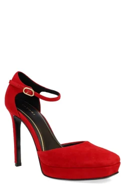 Natori Pumps-Sae Suede Square Toe Platform Pump