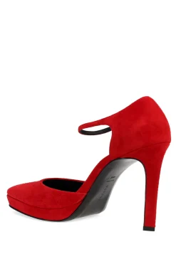 Natori Pumps-Sae Suede Square Toe Platform Pump