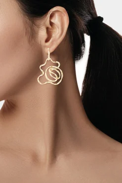 Natori Earrings|Sakura-Sakura 14k Hoop Earrings