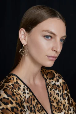 Natori Earrings|Sakura-Sakura 14k Hoop Earrings