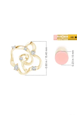 Natori Earrings|Sakura-Sakura 14k Scattered Diamond Stud Earrings