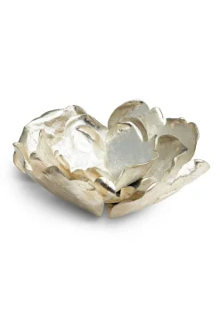 Natori Home Accents-Samar Plated Candle Holder