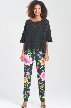 Natori Tops, Shirts & Tunics-Scroll Guipure Lace Top