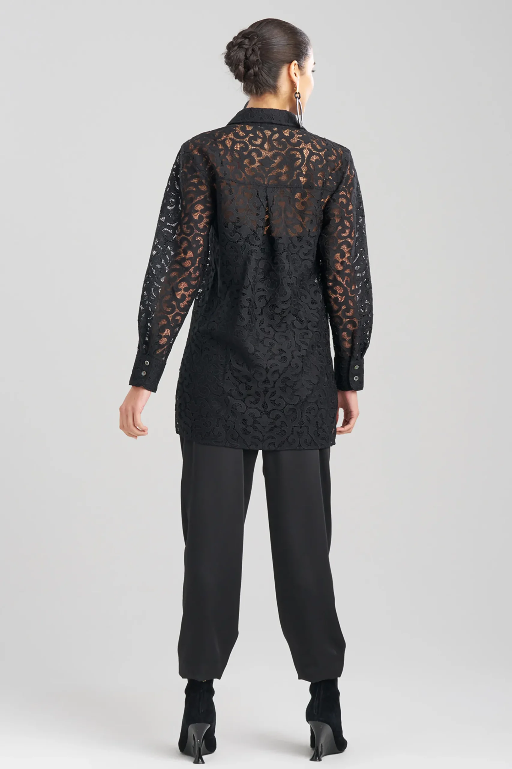 Natori Tops, Shirts & Tunics-Scroll Lace Shirt