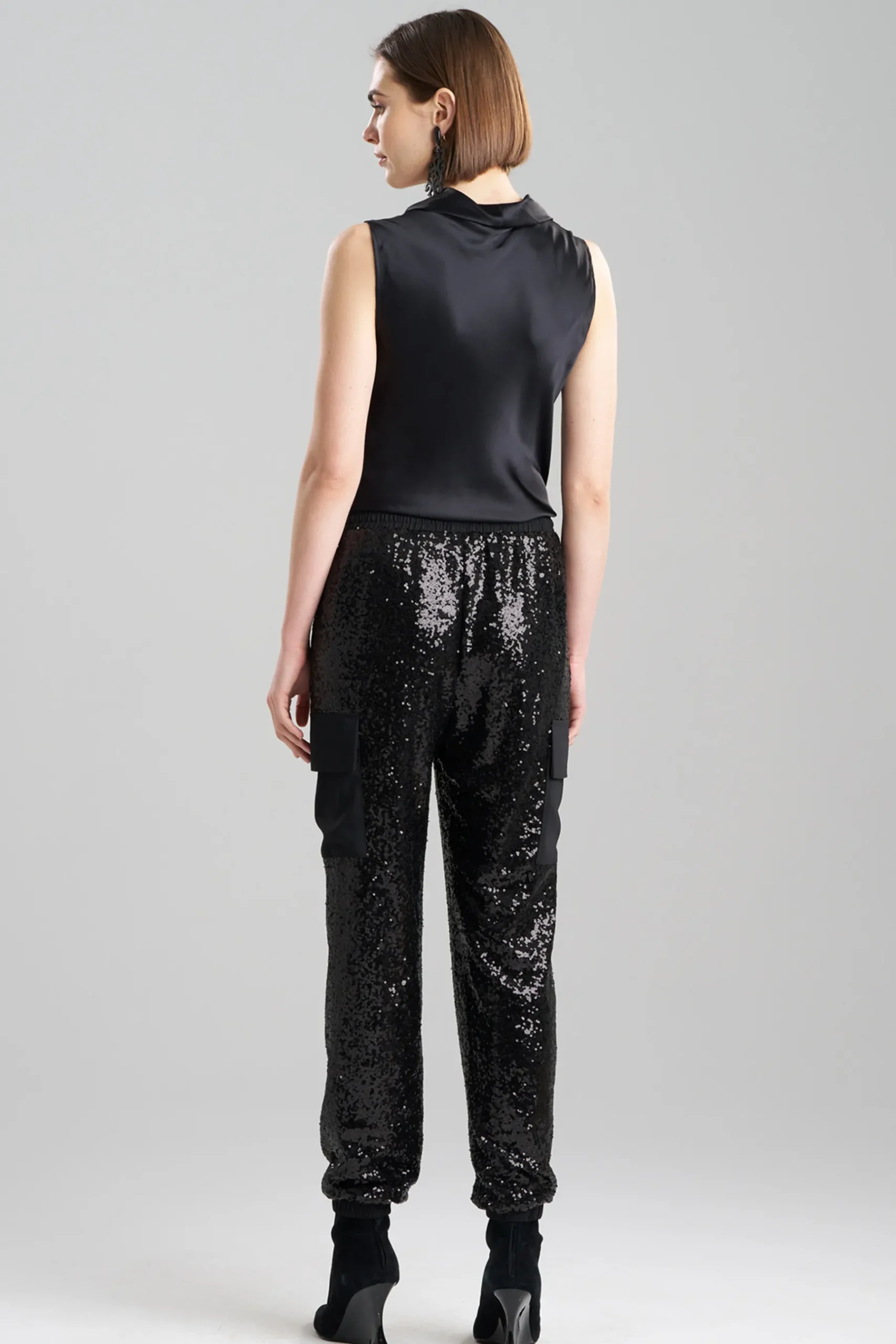 Natori Pants, Skirts & Shorts-Sequins Cargo Joggers