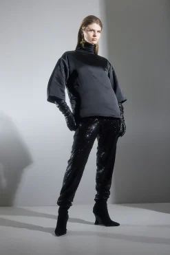 Natori Pants, Skirts & Shorts-Sequins Cargo Joggers