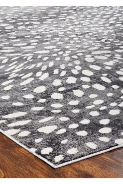 Natori Rugs-Serengeti- Charcoal Spotted Rug