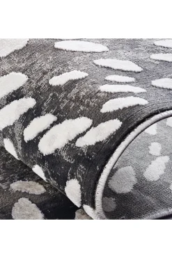 Natori Rugs-Serengeti- Charcoal Spotted Rug