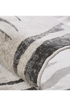 Natori Rugs-Serengeti- Charcoal Zebra Rug