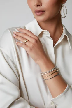 Natori Bracelets|Shangri-La-Shangri-La Brushstroke 14K Gold Bracelet