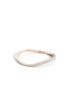 Natori Bracelets|Shangri-La-Shangri-La Brushstroke 14K Gold And Diamond Full Bracelet