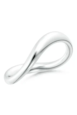 Natori Rings|Shangri-La-Shangri-La Brushstroke 14K Gold Stacking Ring