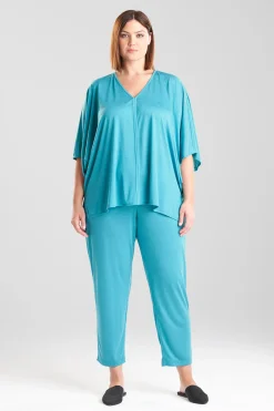 Natori Plus Sizes|Pajama Sets-Shangri-La Caftan PJ