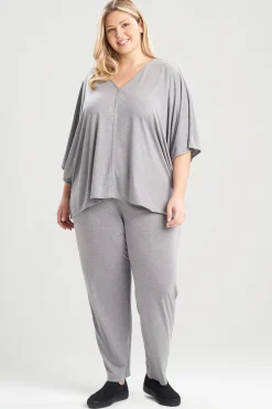 Natori Plus Sizes|Pajama Sets-Shangri-La Caftan PJ